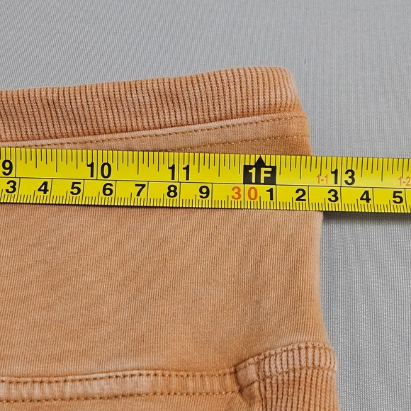 FreePeople Movement S Camel Wash Seam Leggings Ribbed Waist Athleisure Yoga Gym - Picture 7 of 10